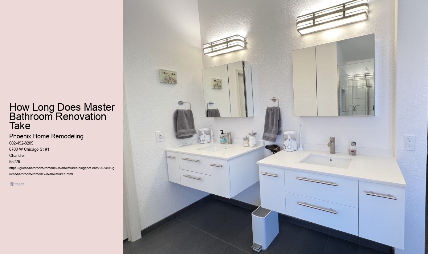 How Long Does Master Bathroom Renovation Take